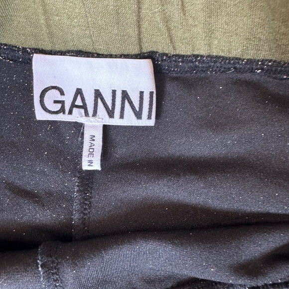 Ganni Metallic Leopard Capris *first photo is style reference only* - Picture 6 of 8